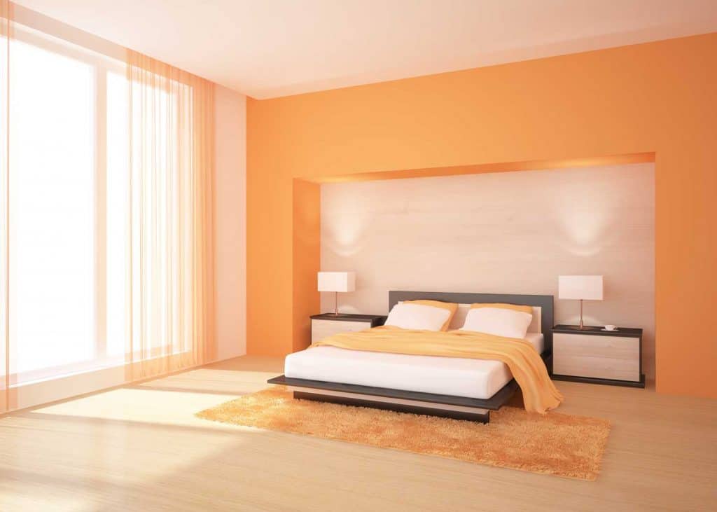 29 Ý tưởng mẫu phòng ngủ màu cam sẽ làm bạn rung động